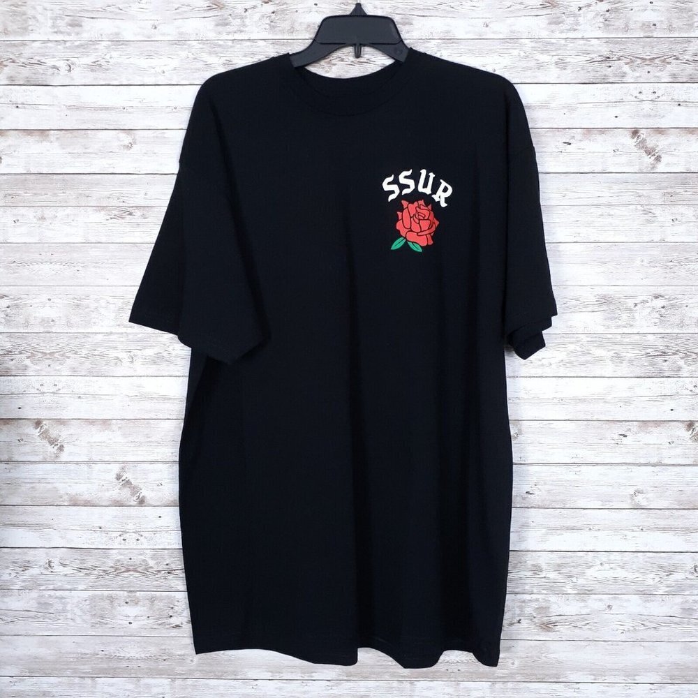 SSUR Mens TShirt XL Empire State Black 451A